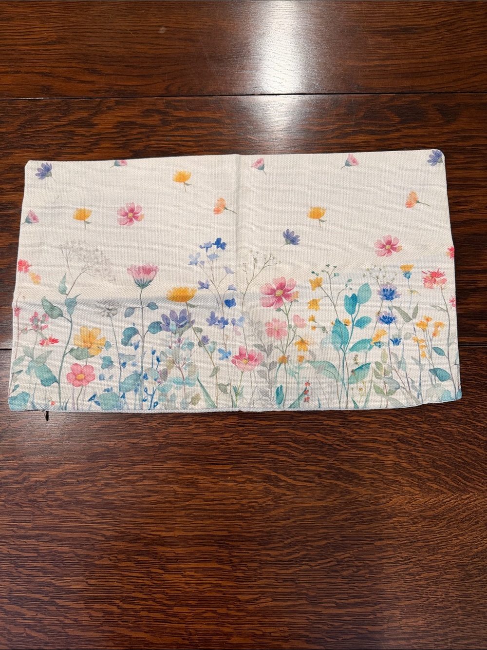 Floral Garden Cotton Pillow Cover - Multicolor new